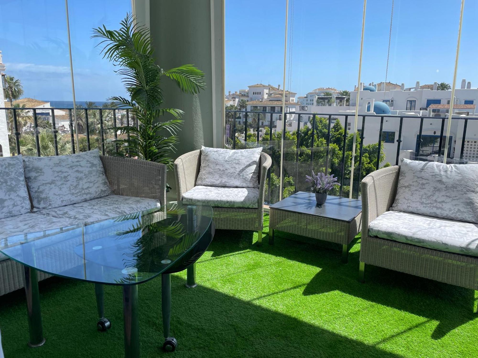 Apartamento En Marina Duquesa Кастильо-де-Сабинильяс Экстерьер фото